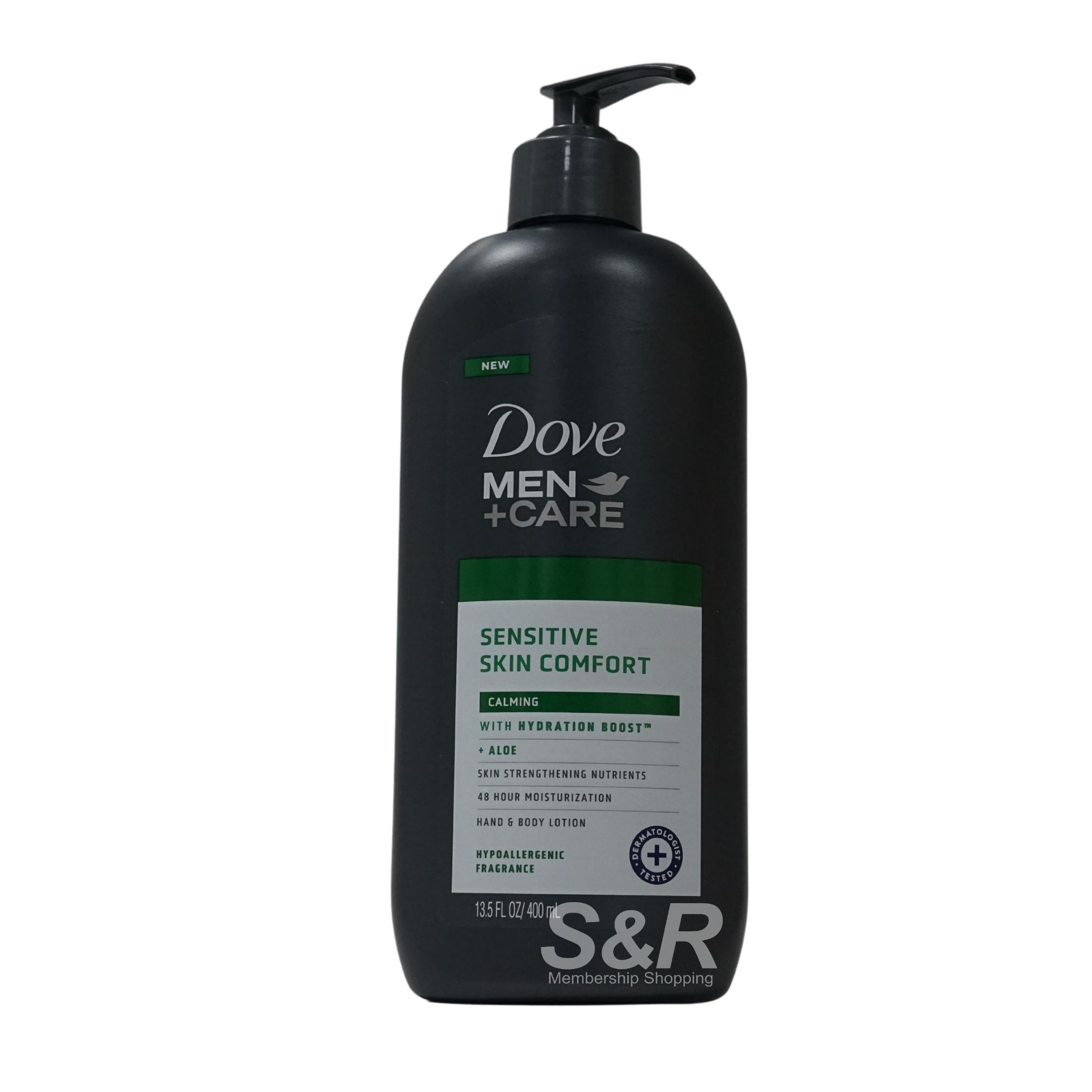 Dove Men+Care Calming Sensitive Skin Comfort Hand & Body Lotion 400mL